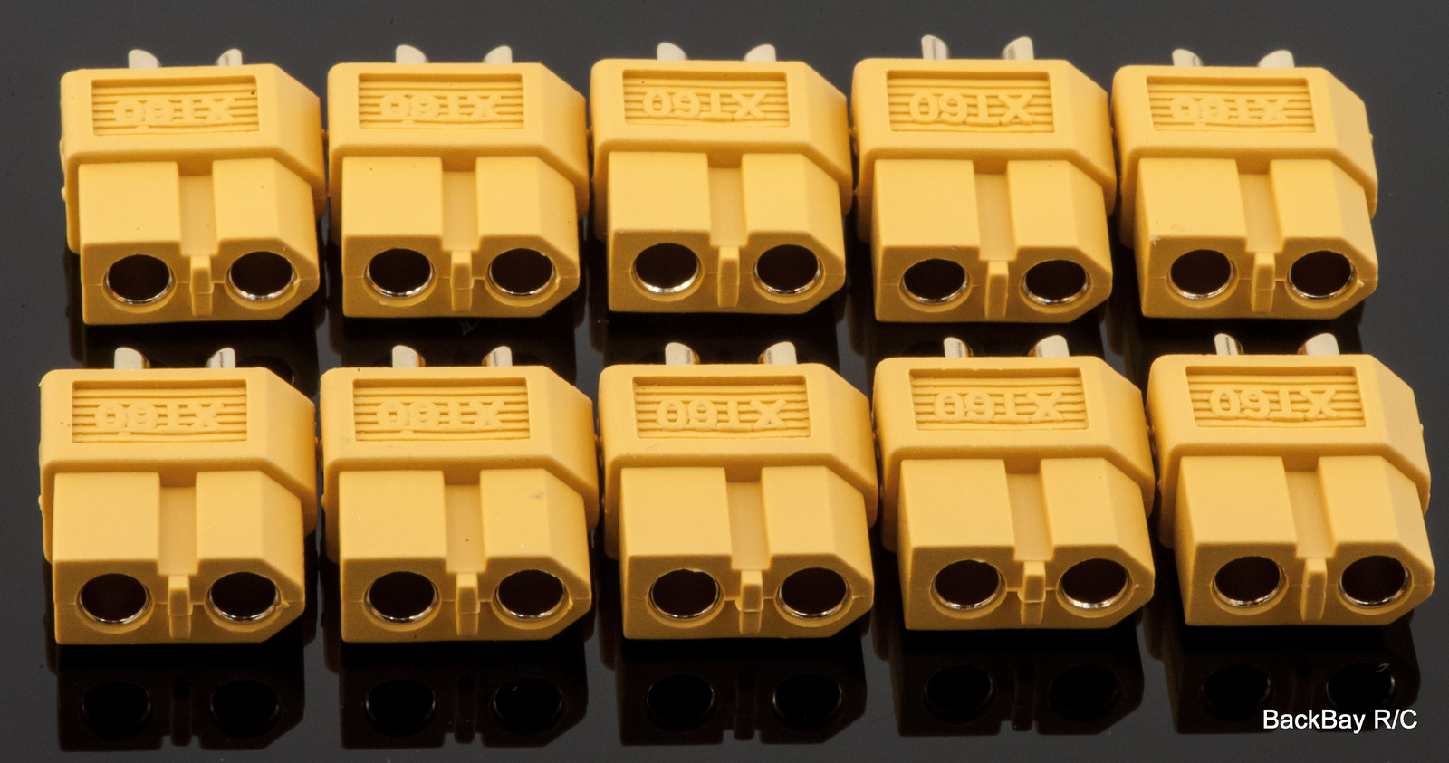 (10) Genuine AMASS Female XT60 / XT-60 Battery Bullet Connectors Plugs