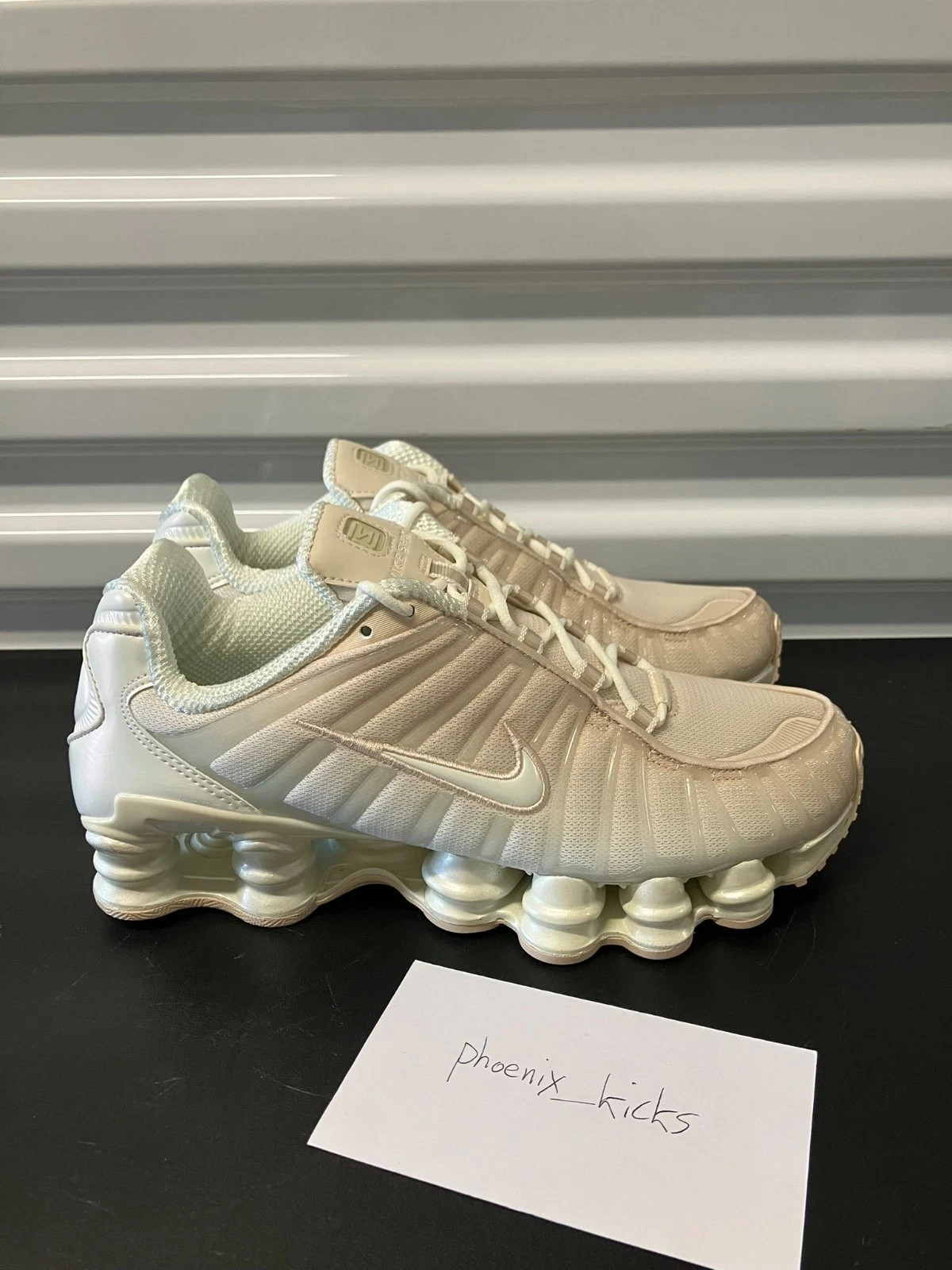 Nike Shox TL Pearl White Particle Pink Womens Shoes IH5075-219 nby