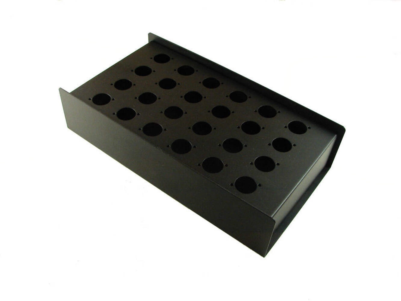 PROCRAFT PB13-24X-BK Steel Project Box 12-7/8" x 6-15/16" x 3" w/ 24 D punches