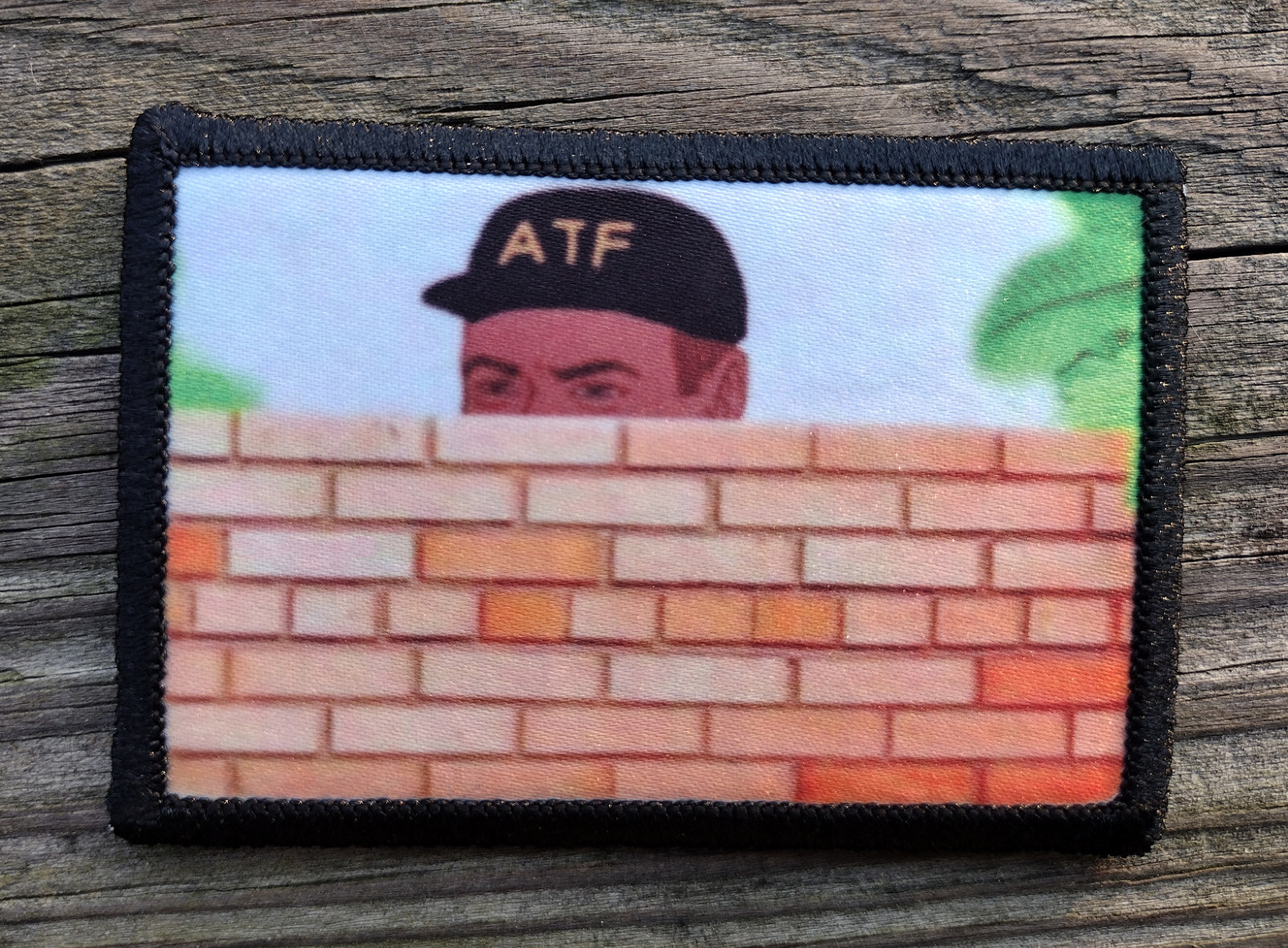 ATF Watching You Morale Patch Hook and Loop Army 2nd Amendment Funny 2A Gear