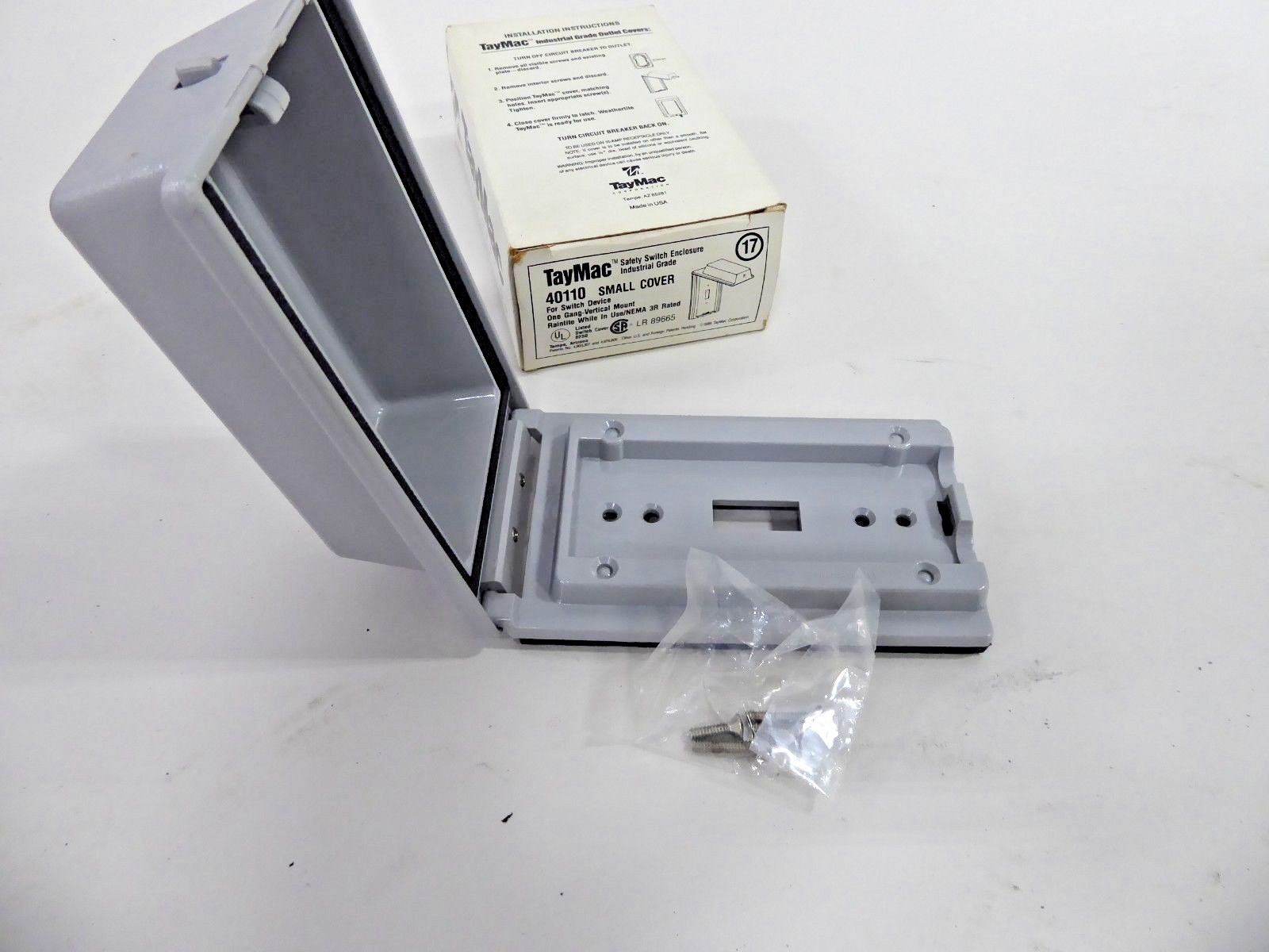 Taymac 40110 Small Cover for Switch Vertical Mount