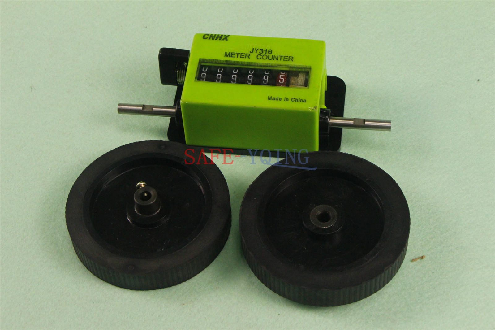 ONE 6-Digit Mechanical Yard Counter Length Counter Rolling Wheel Decoder JY316