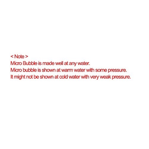 FRELLE Bubblin Home microbubble shower No filter required spa treatment eczema