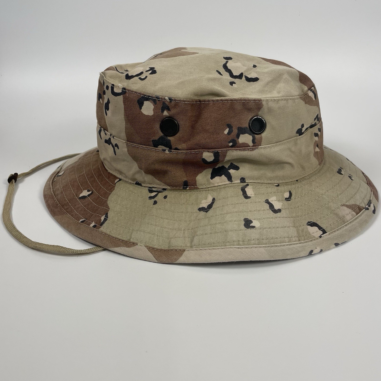 US Military Desert Camo Boonie Hat Size 7 3/4 Hot Weather Type II USA