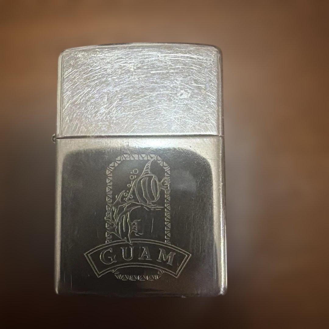 Zippo lighter, Guam design, manufactured in 1995
