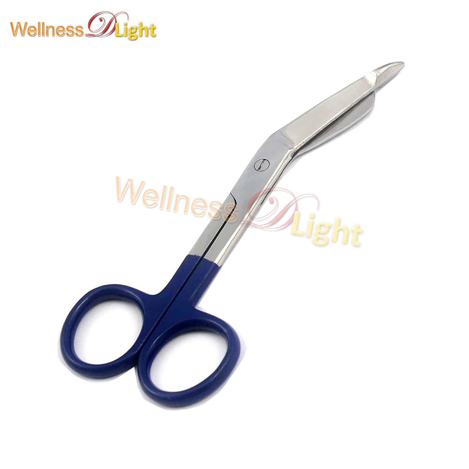 1 Pc Lister Bandage Nurse Scissors 5.5" Blue Color Handle Surgical Medical Ins
