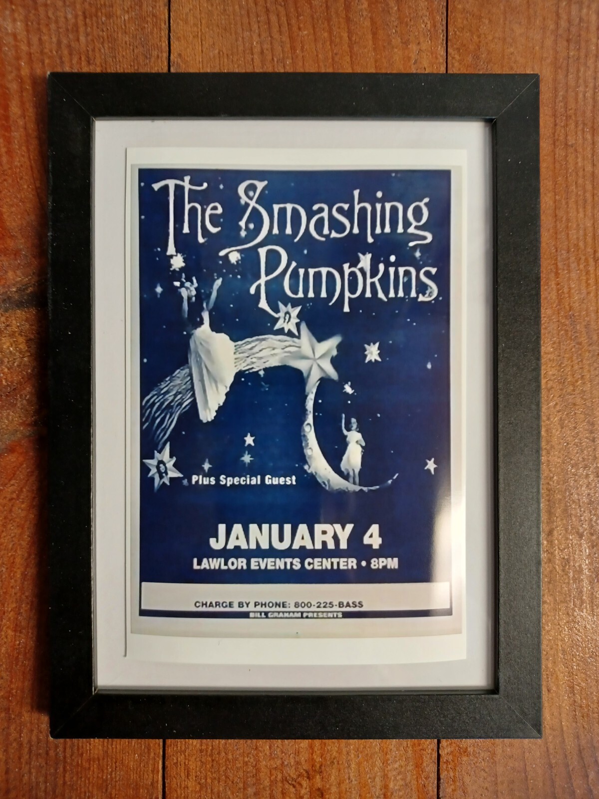 Framed and Matted Concert Poster   The Smashing Pumpkins Reno NV. 1997