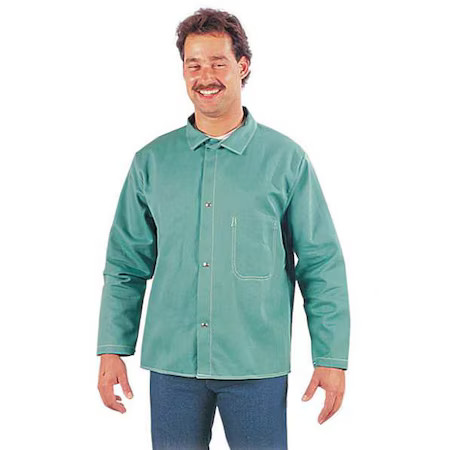 STEEL GRIP WC 16750 FR Jacket, 5XL, 12 oz Cotton, Snaps Closure