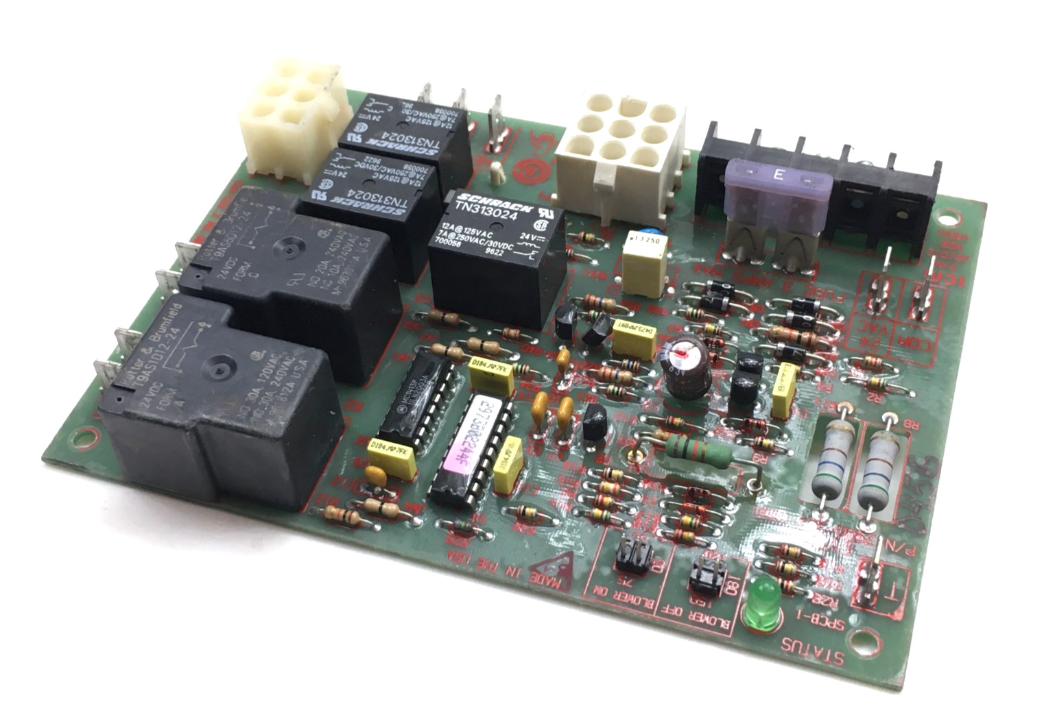 ICM AB1012 (Red) Furnace Control Circuit Board Evcon 7990-319 (Red) used #D456