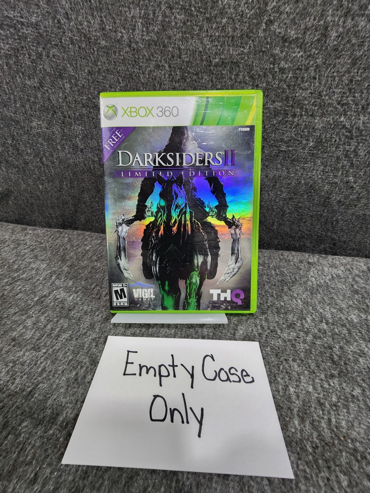 DarkSiders II Xbox 360 OEM Replacement Case Only No Game or Manual