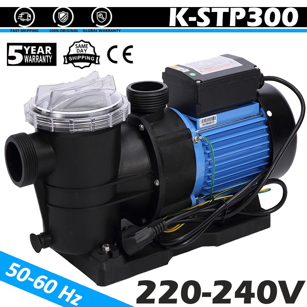 3HP Self Primming Pool Pump, Inground Above Ground Swimming Pool Pump 220-240V