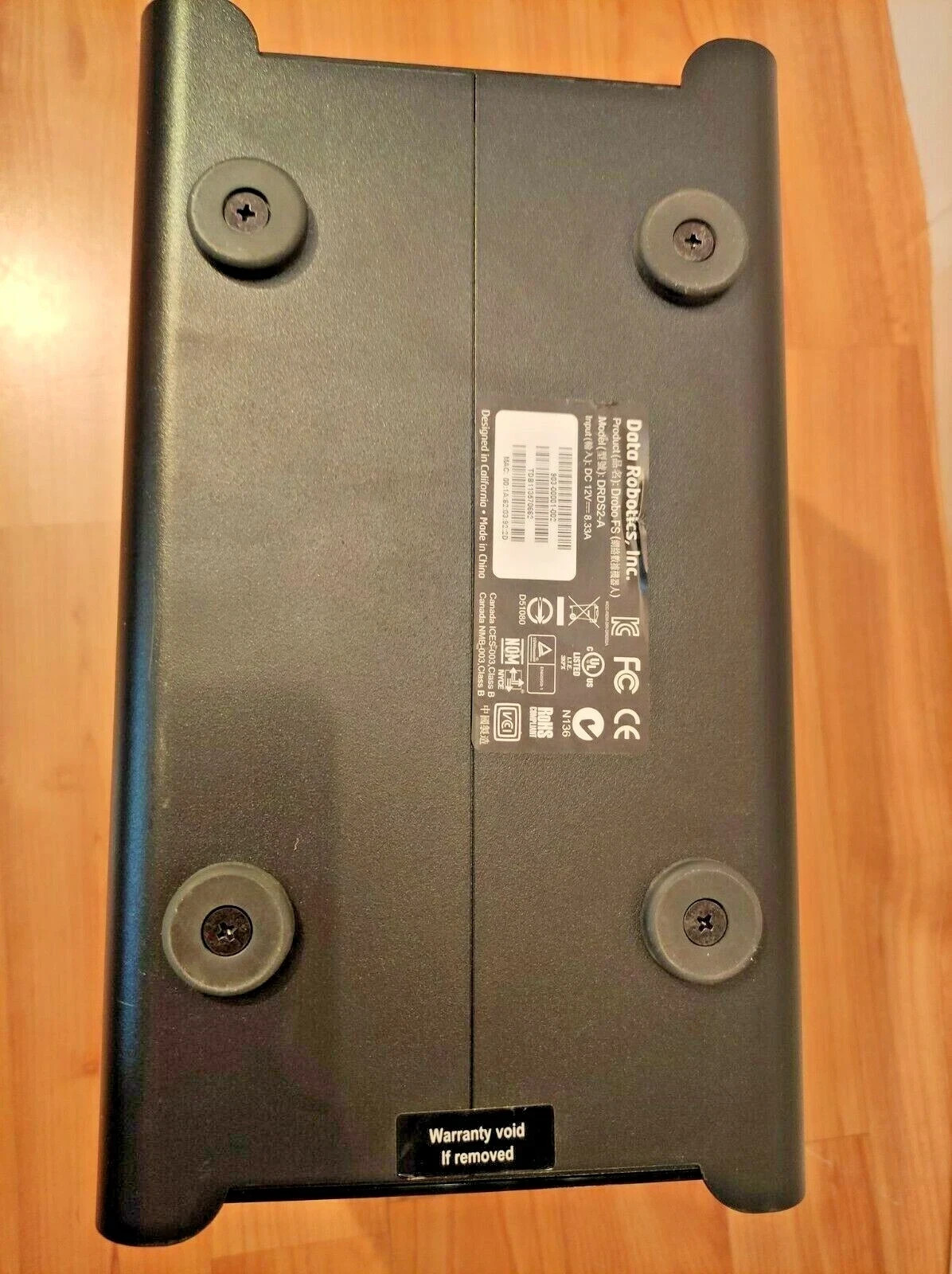 *100% UNTESTED* DROBO FS DRDS2-A DATA ROBOTICS STORAGE ARRAY NO HARD DRIVES HDD