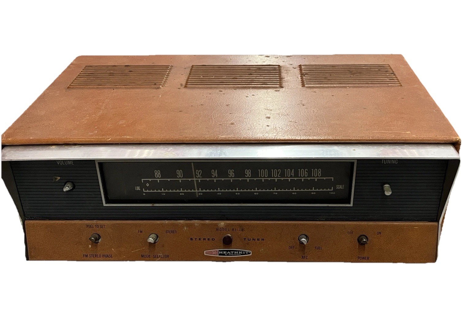 Heathkit AJ-12 FM Stereo Tube Tuner Daystrom Vintage 1960s Working Hifi