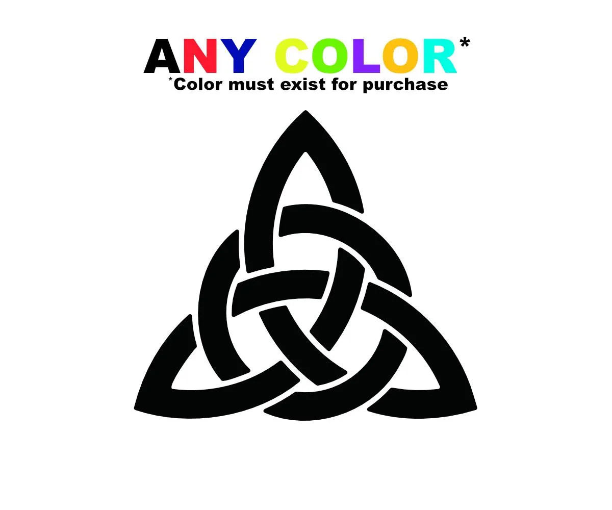 Celtic Knot Vinyl Decal – Sacred Geometry Sticker for Car, Laptop, Tumbler