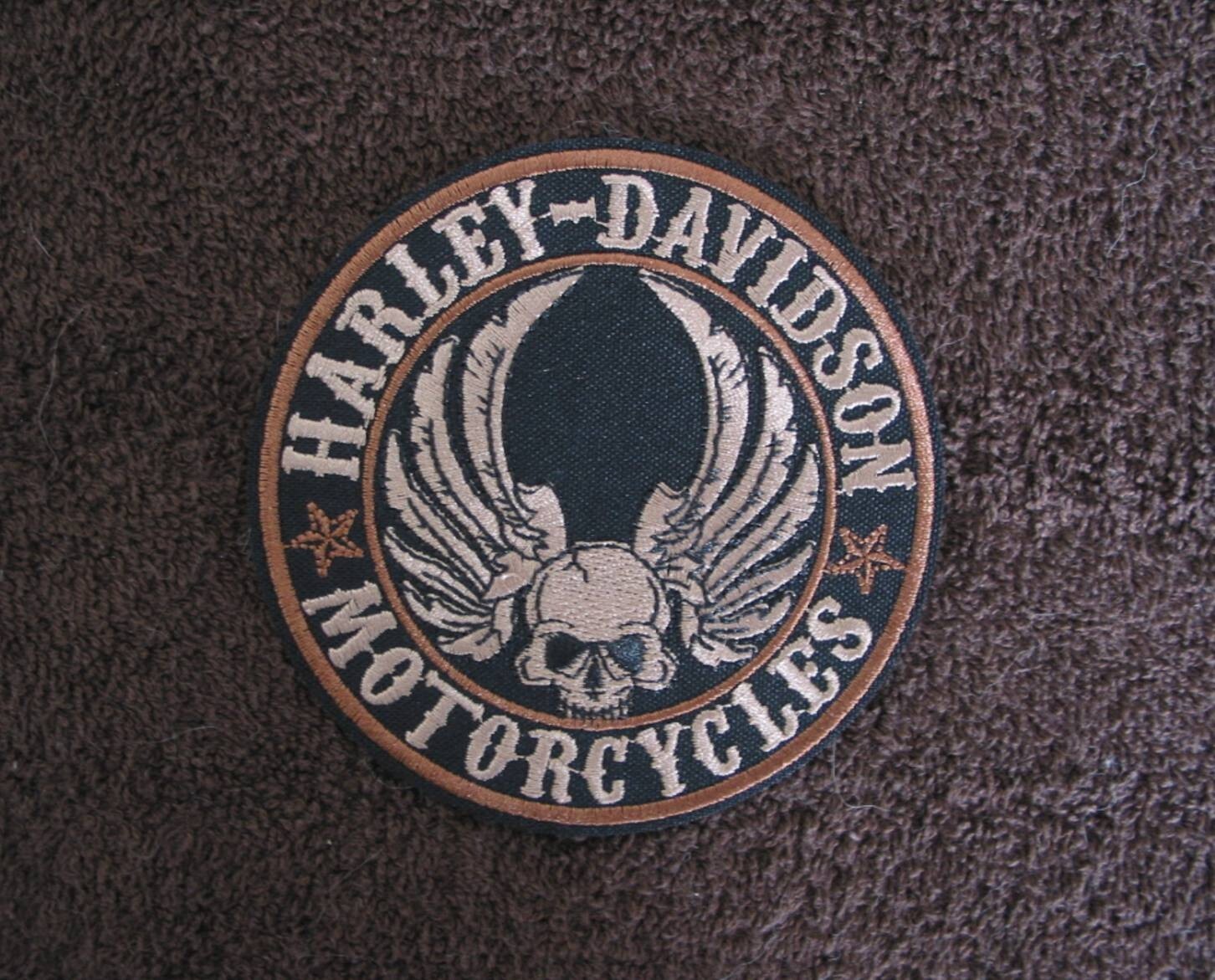 Harley Davidson  Winged Skull Patch / Emblem