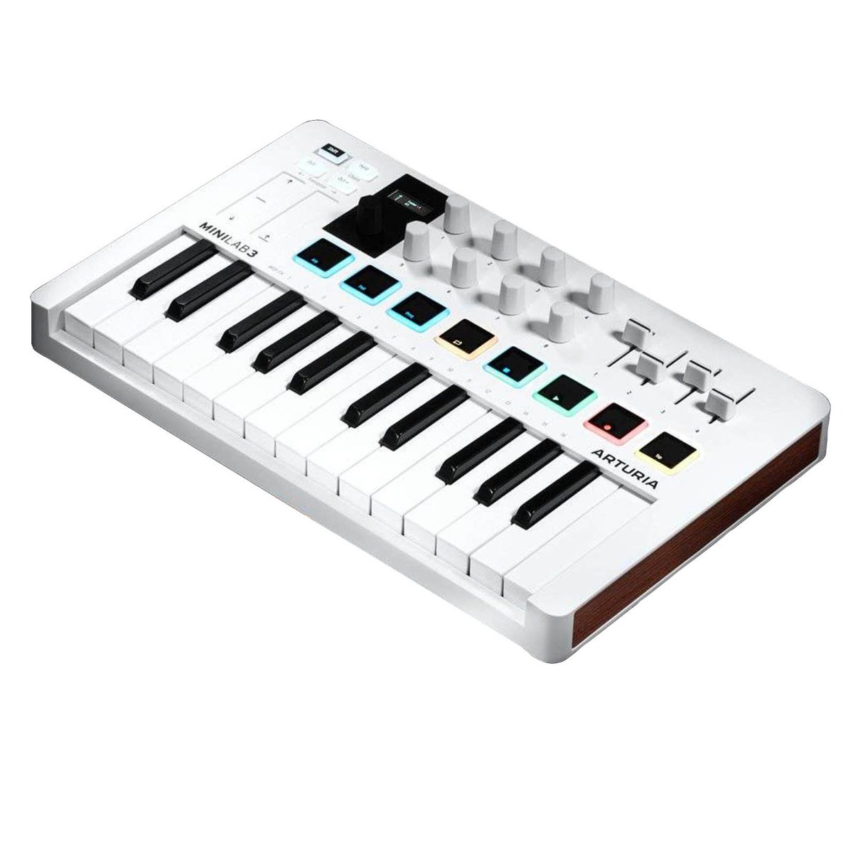 Arturia MINILAB-3-WHITE MIDI Recording Keyboard Controller w Pads