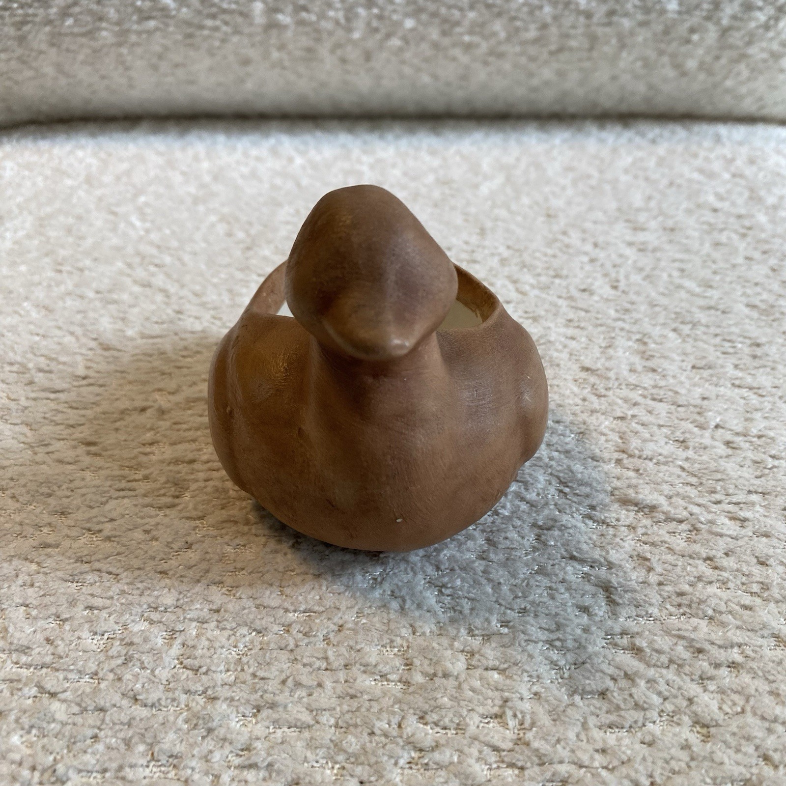 Vintage Small Studio Pottery Duck Planter Succulent Planter Catchall Dish