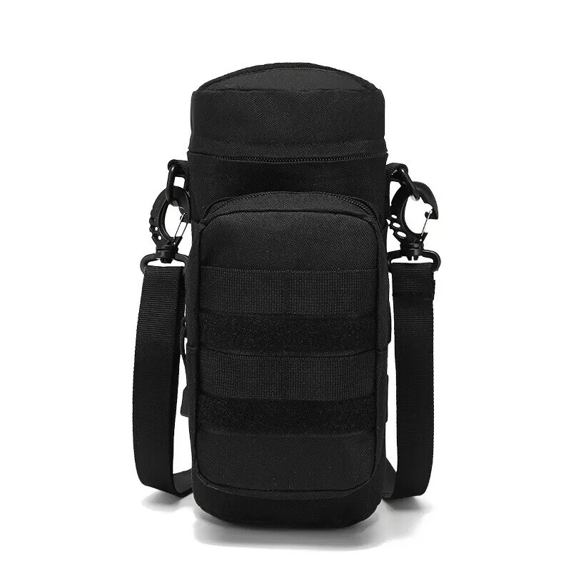 Tactical Water Bottle Pouch with Adjustable Shoulder Strap Bottle Carrier Holder