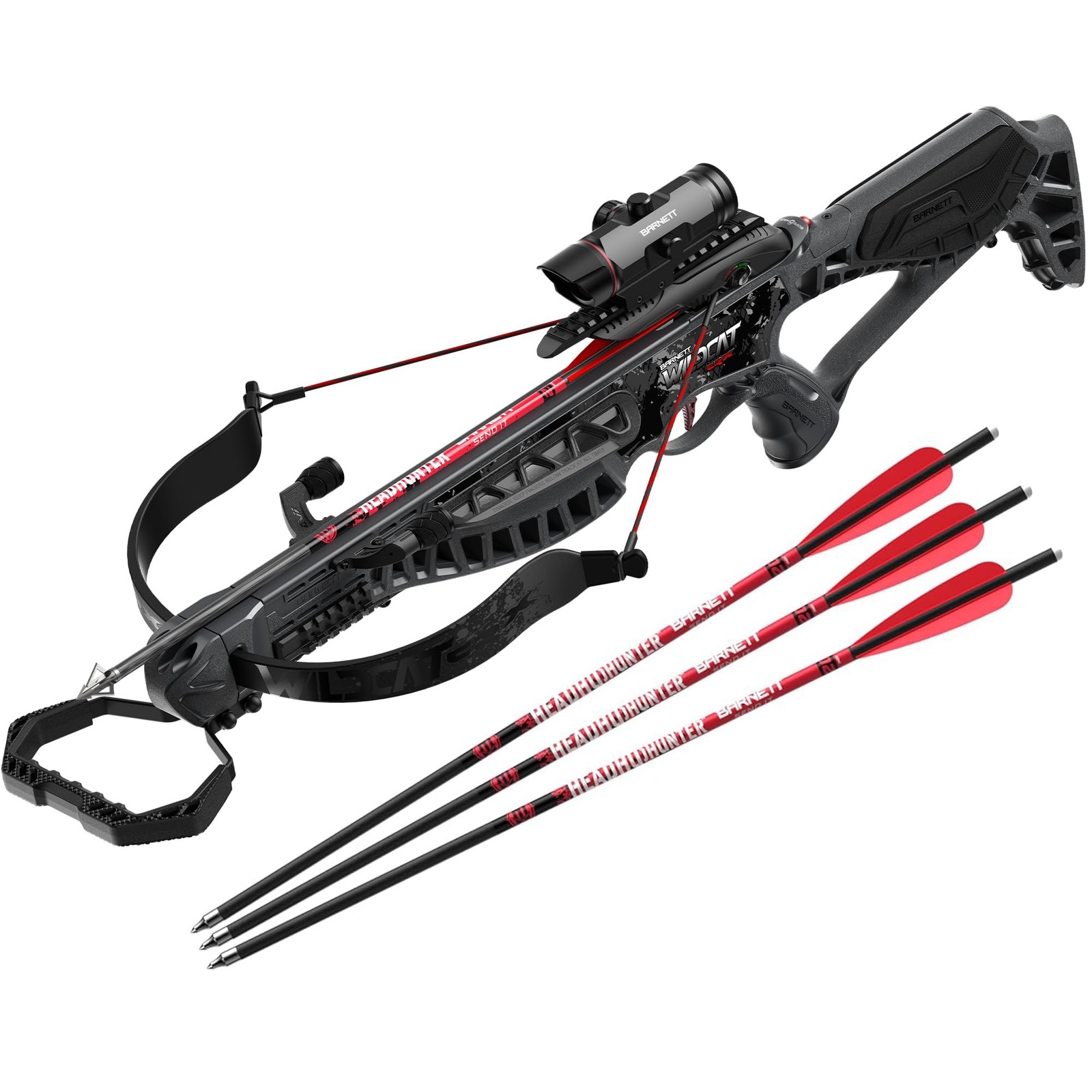BARNETT Wildcat CRX Crossbow Bundle – Includes Bonus Arrow & Broadheads +