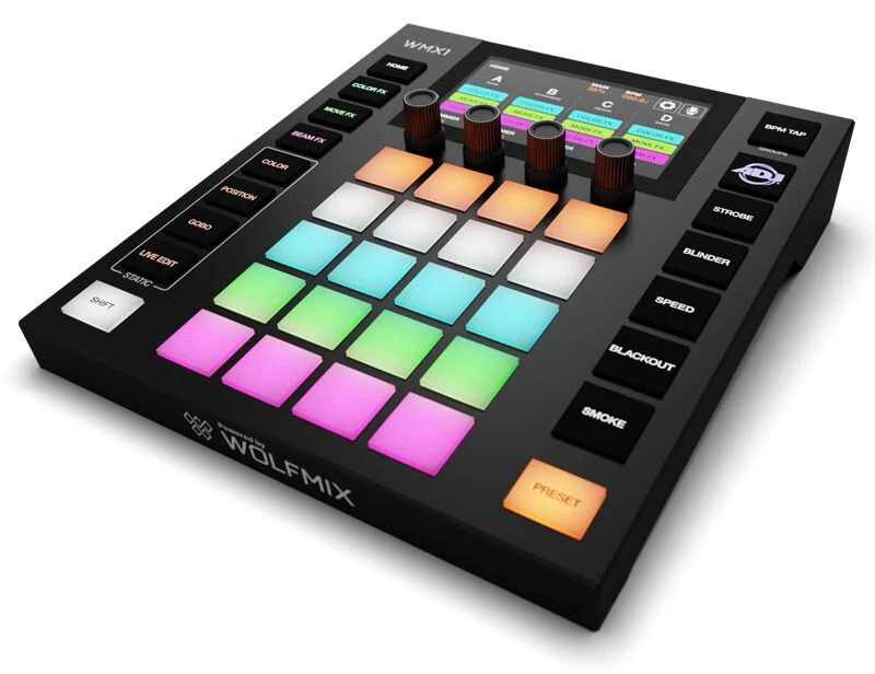 American DJ WMX1 MK2 Wolfmix Powered DMX LED Lighting Controller By ADJ