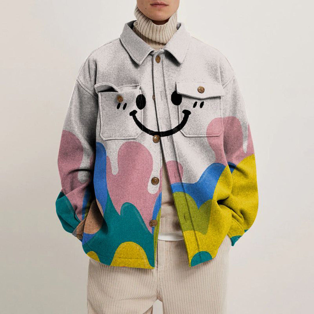 Men's Fashion Printing Youth Jacket Coat- ShopDecimals