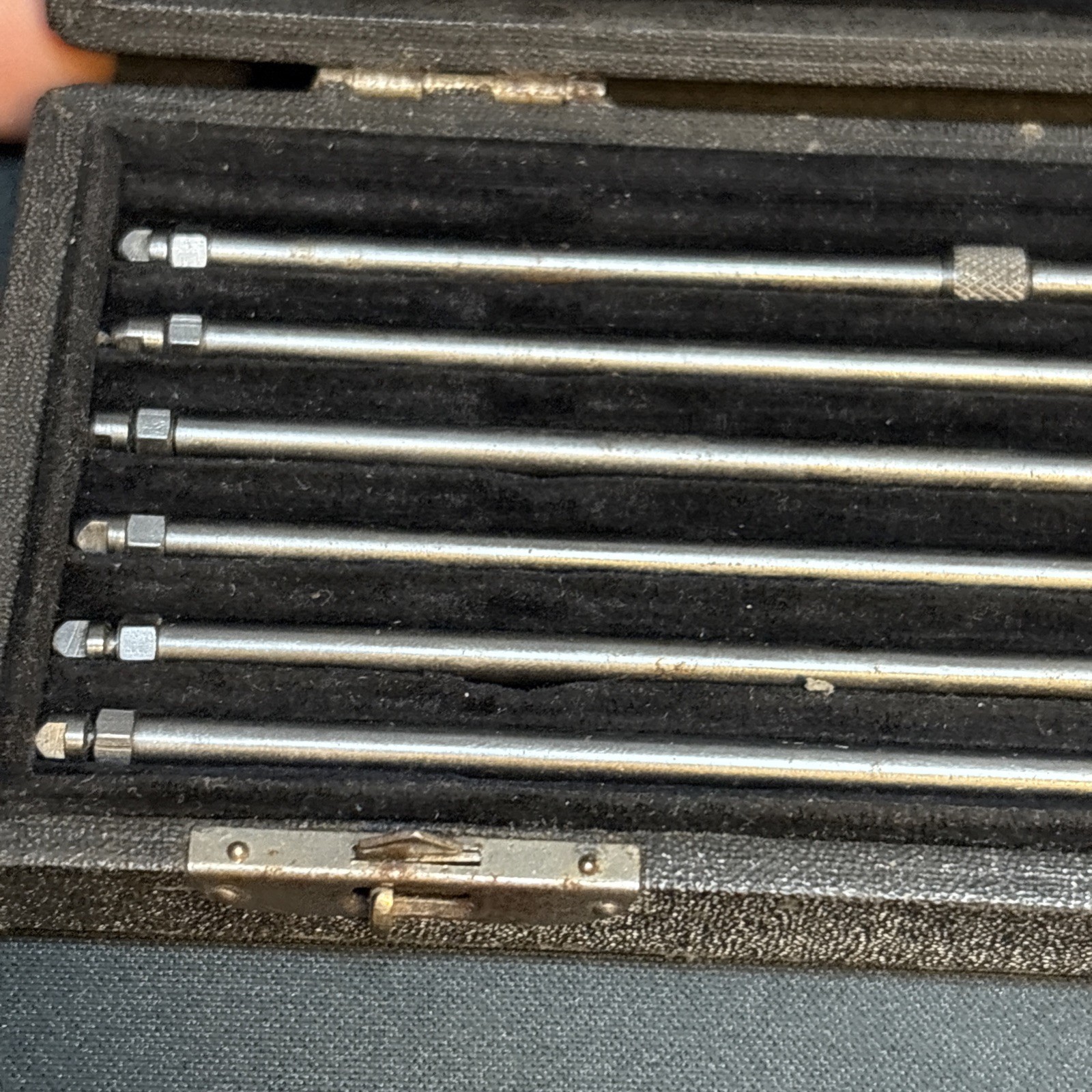 Millers Falls No. 1218 Inside micrometers With Spacer In Case
