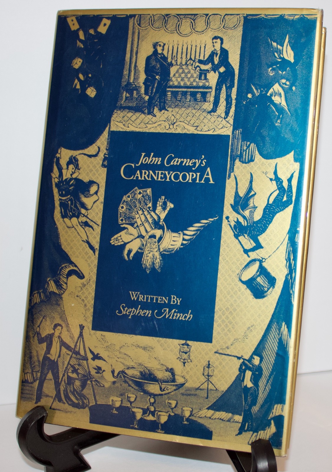 JOHN CARNEY'S CARNEYCOPIA BY STEPHEN MINCH MAGIC BOOK - FIRST EDITION SIGNED