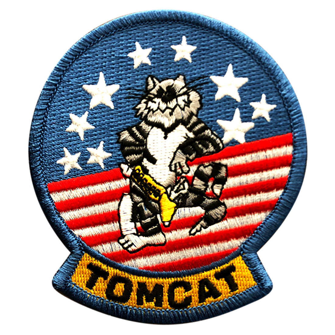 Tomcat Embroidered F-14 Patch [Hook Fastener 3.5 X 3.0 - TC1]