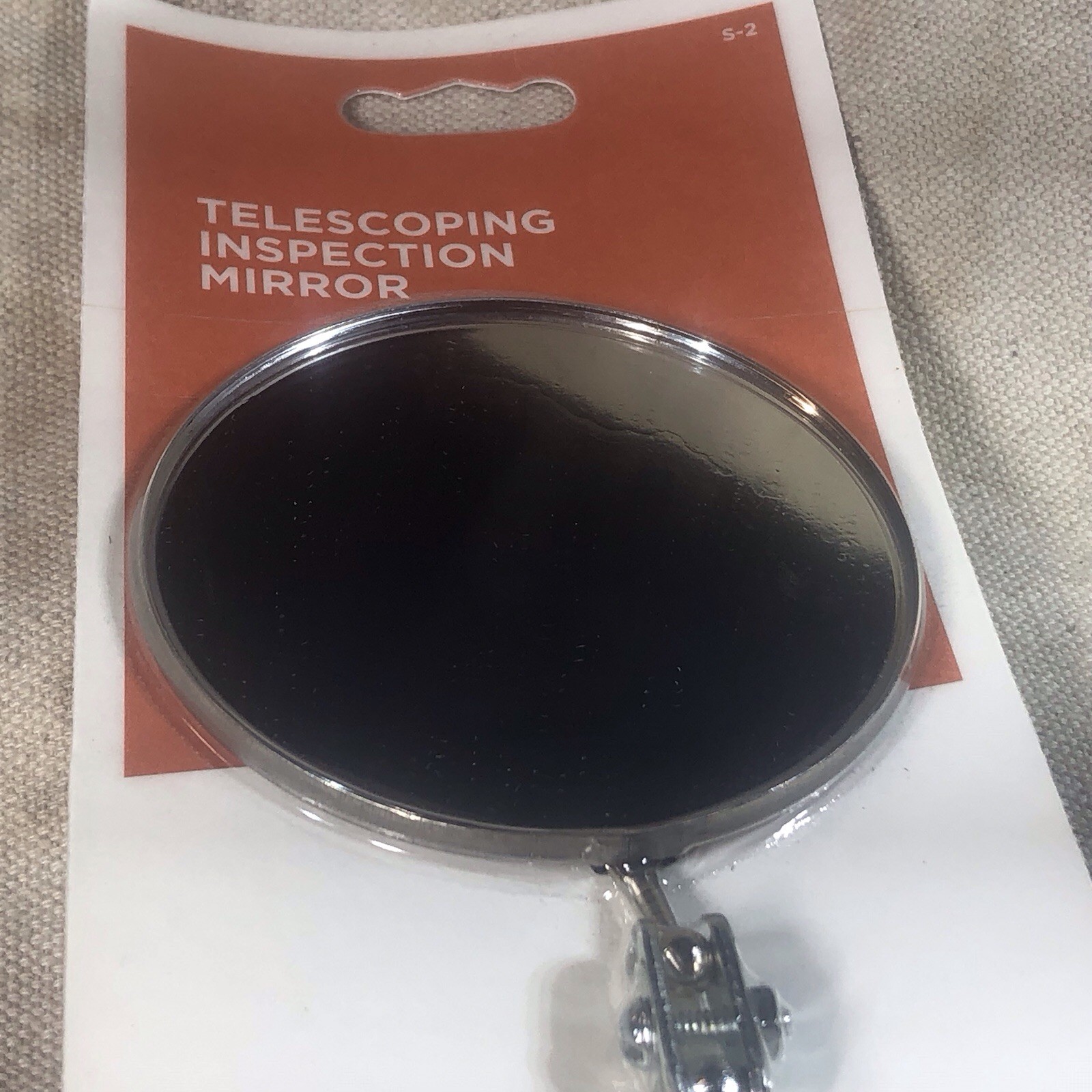 ULMAN 3 1/4 INCH TELESCOPING HAND HELD INPECTION MIRROR NEW IN ORIGINAL PACKAGE