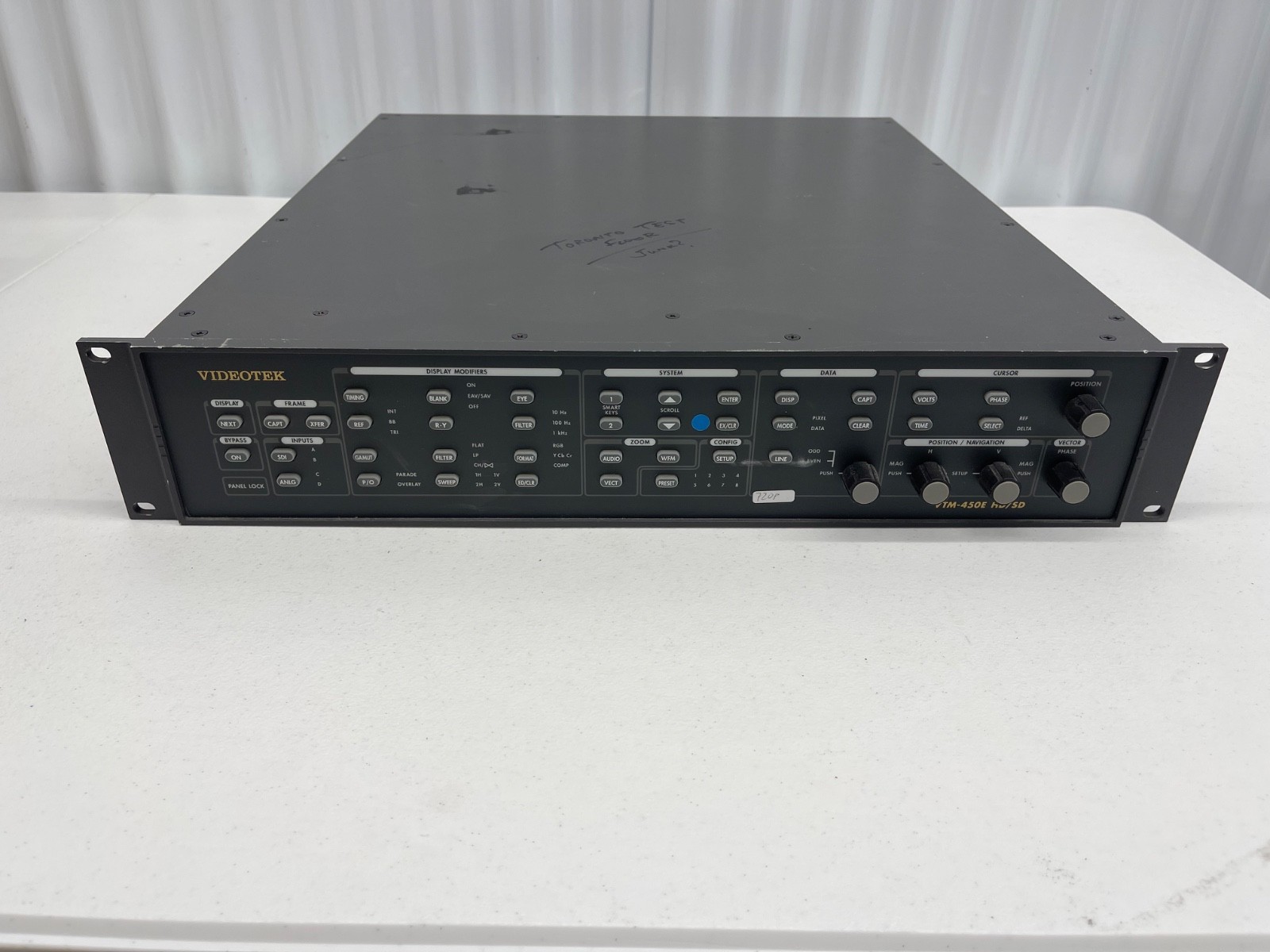 Videotek VTM-450E HD/SD Multi Format On Screen Monitor