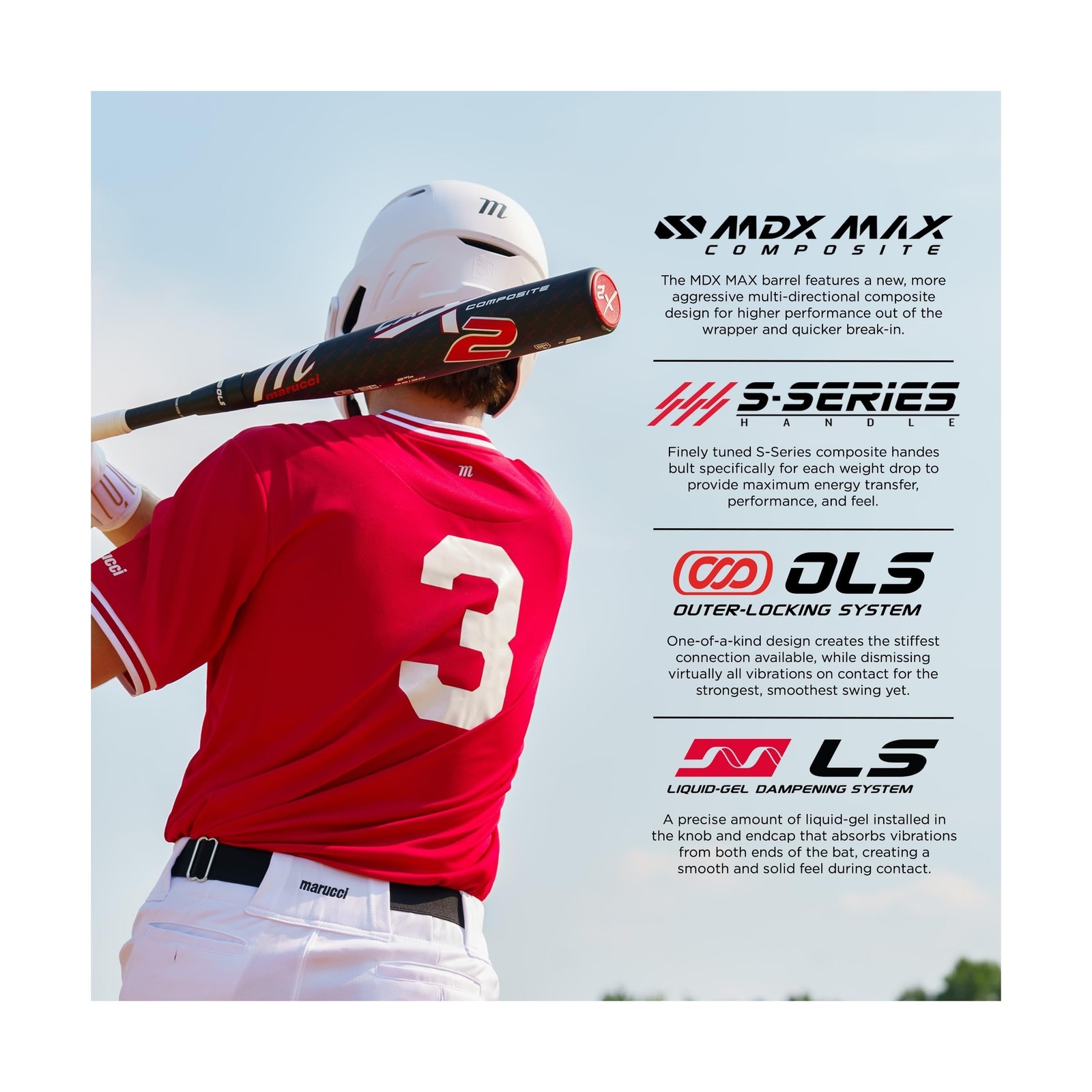 Marucci CATX2 Composite Baseball Bat, 2 3/4" Barrel, -5, -8, -10 Drop, USSSA,...