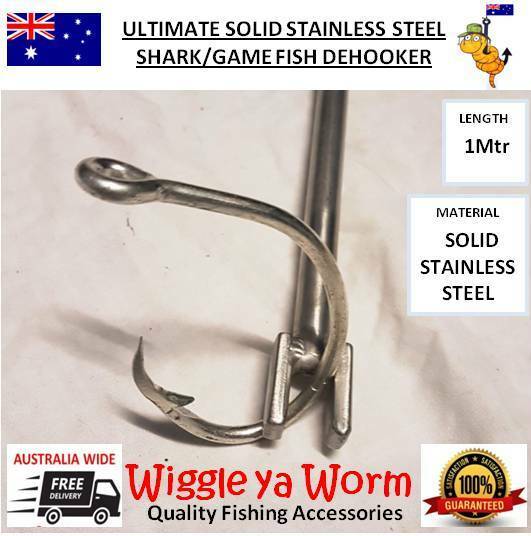 Solid Stainless Steel Shark Dehooker 1m Long Reach Rustproof Australian Made