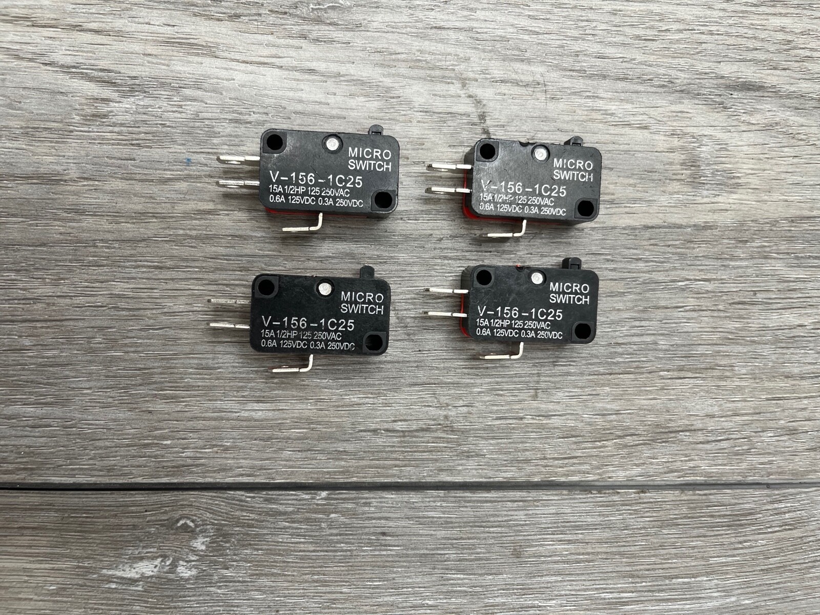 4pk Nitrous Micro Switch V-156-1C25 15A Fit/For Trans-Brake, Racing