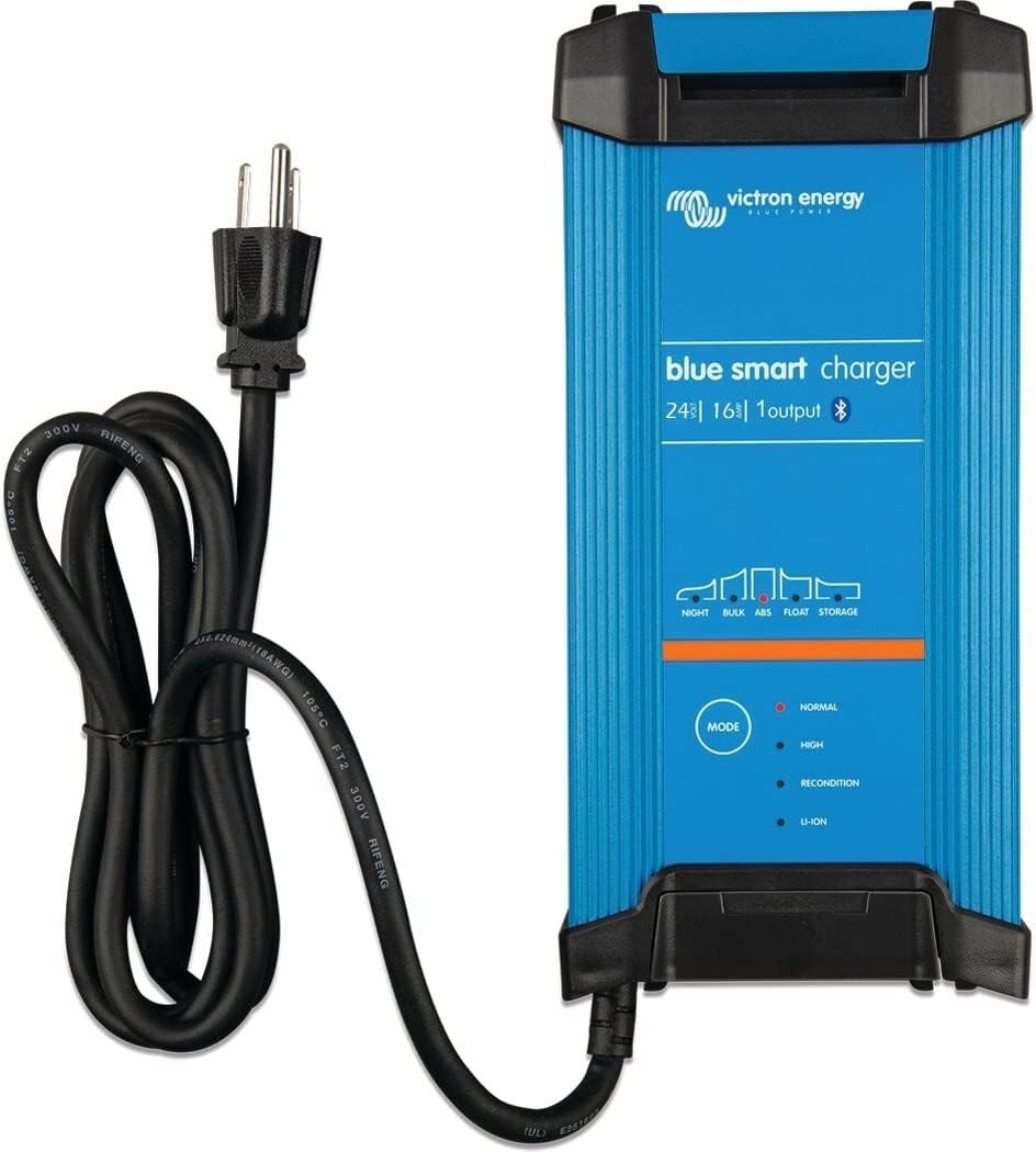 Victron Energy Blue Smart IP22 Charger 12/30(3) 120V NEMA 5-15 5 yr warranty