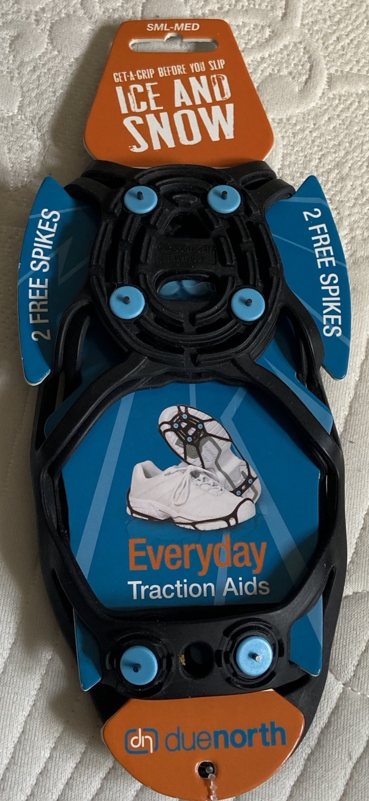 Due North Everyday Ice And Snow Shoe Cleats Spikes Traction Aids - Size S/M