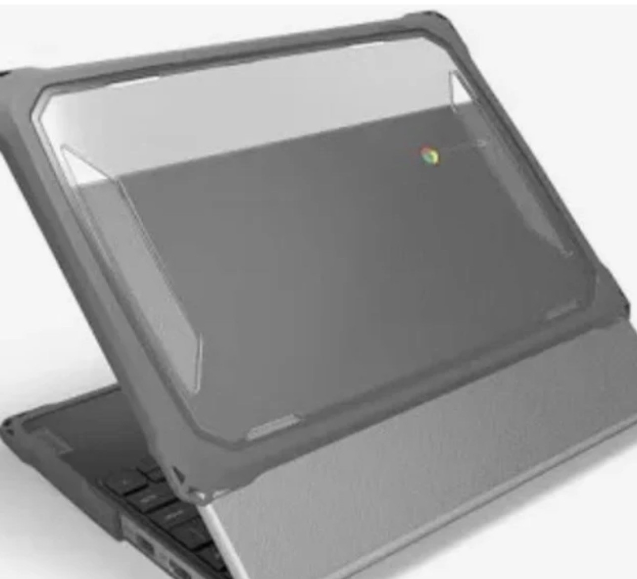 MAXCases Extreme Shell F3 for Lenovo 100e 4th Gen 11” Chromebook Gray/Clear NEW