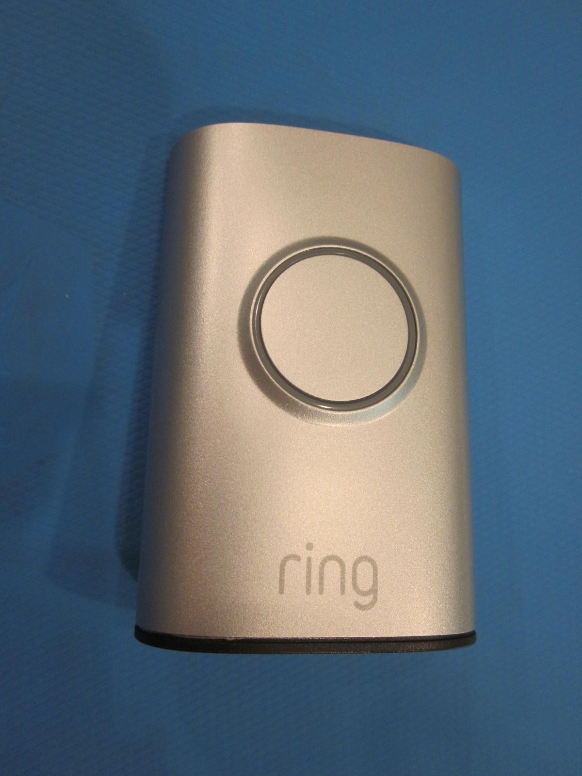 Ring Interchangeable Faceplate Wired Doorbell Plus 2nd Gen Nickle Silver