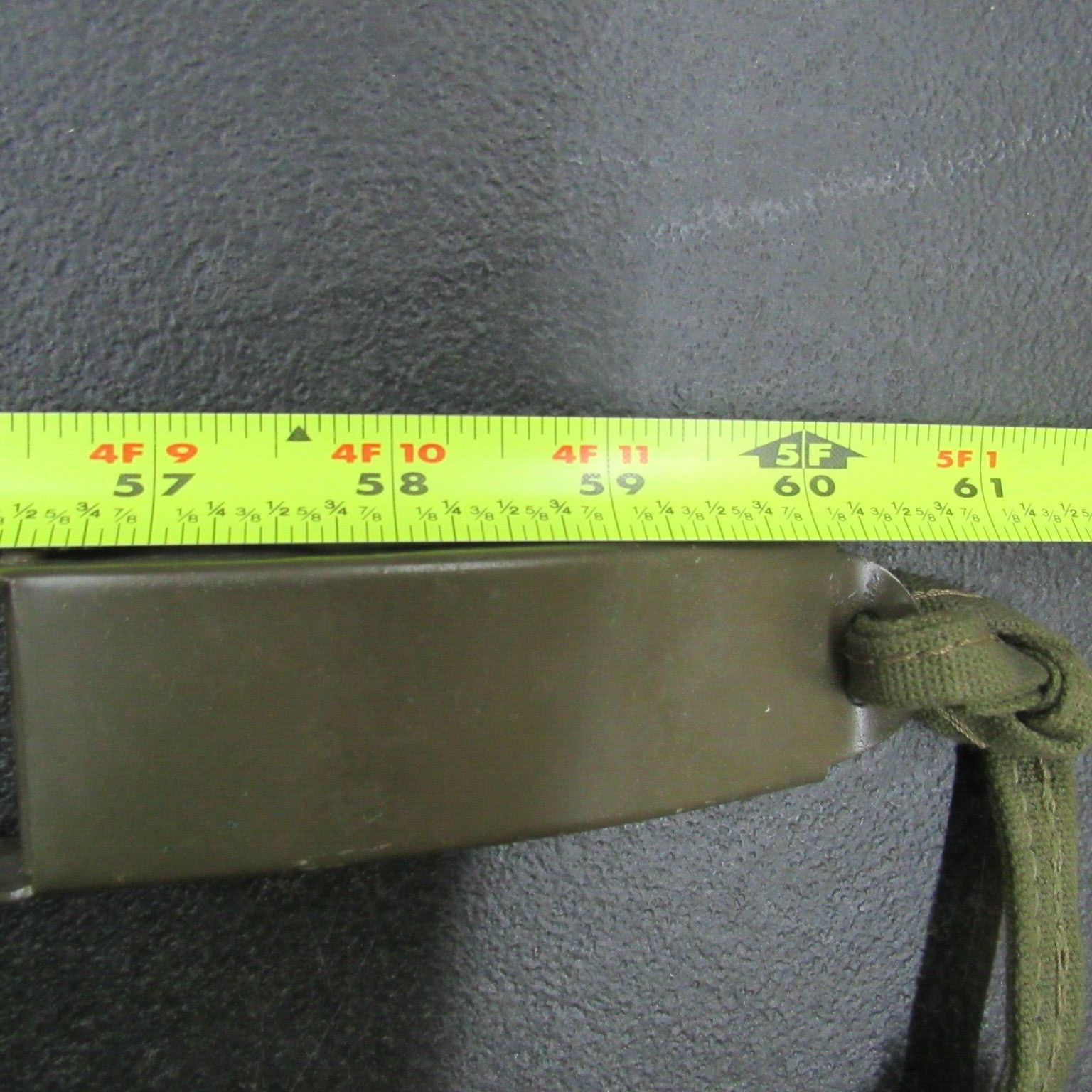 US MILITARY Pack Board TIE DOWN STRAP 1950s Jerry can quick release