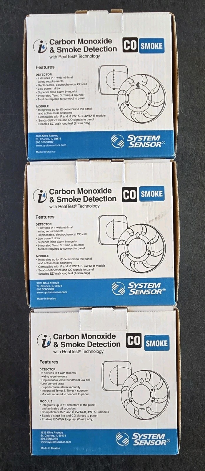 SYSTEM SENSOR COSMOD2W 2-WIRE INTERFACE MODULE - BRAND NEW - 3 AVAILABLE