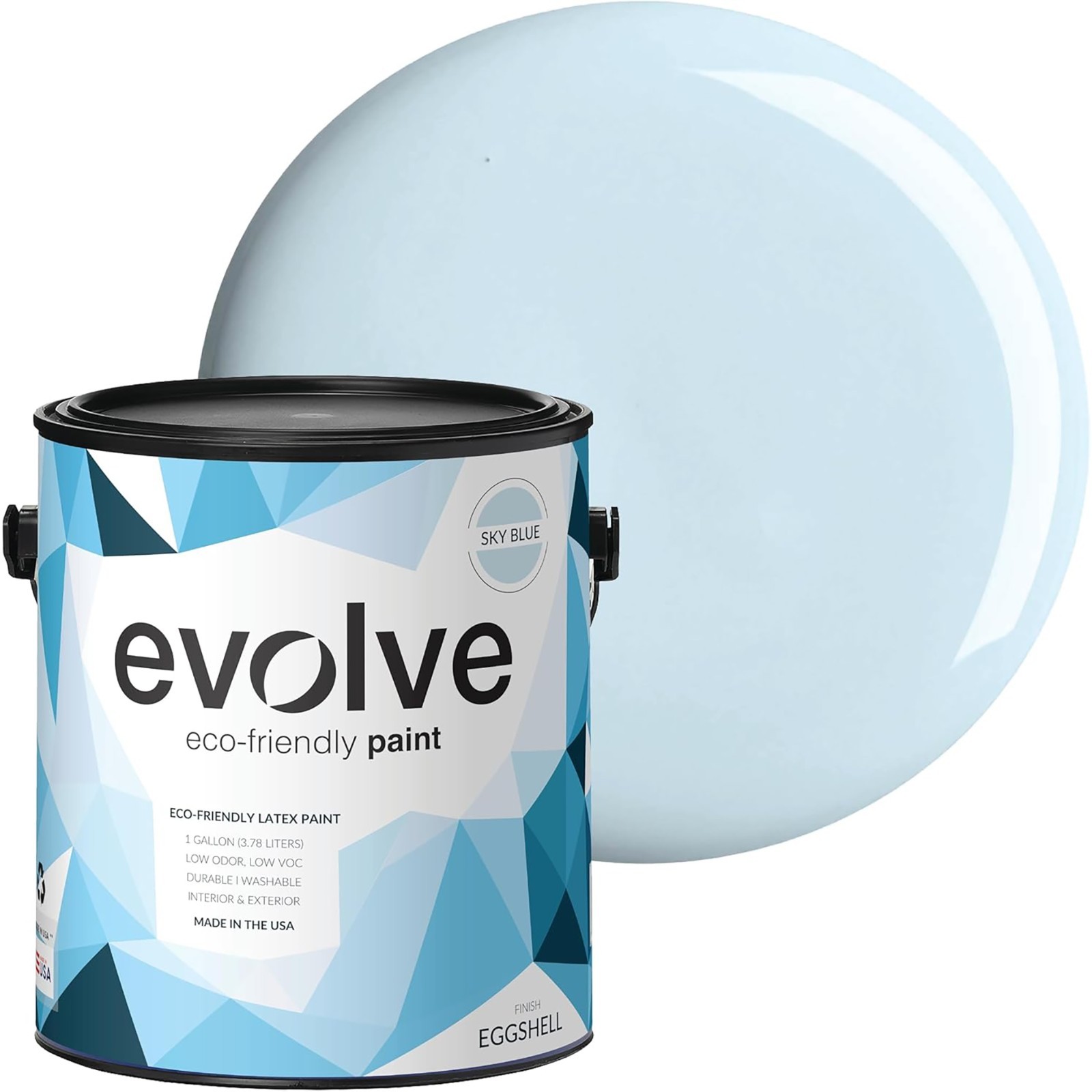 Evolve Paint & Primer: Interior & Exterior surfaces Sky Blue gal