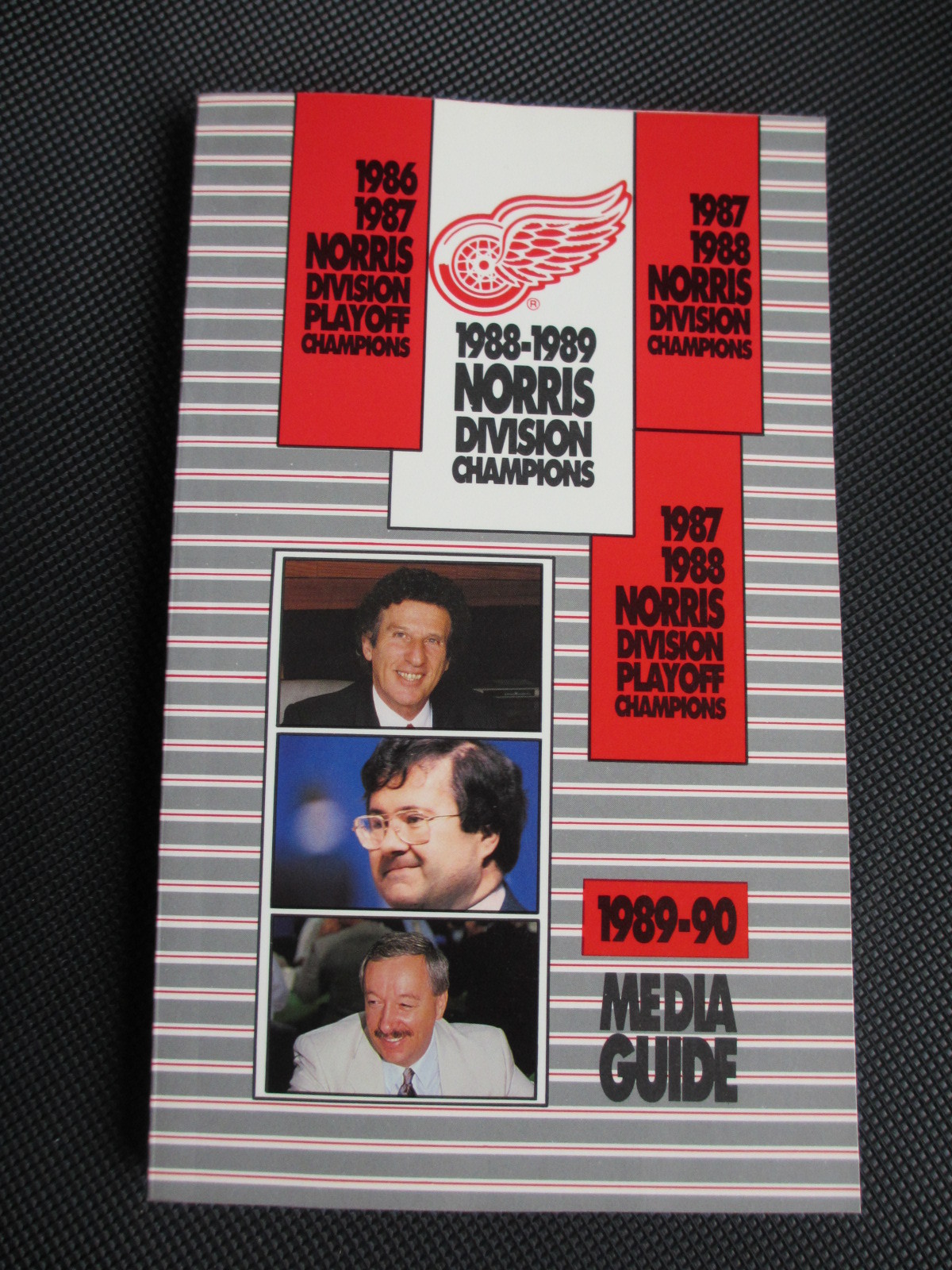1989-90 DETROIT RED WINGS  MEDIA GUIDE