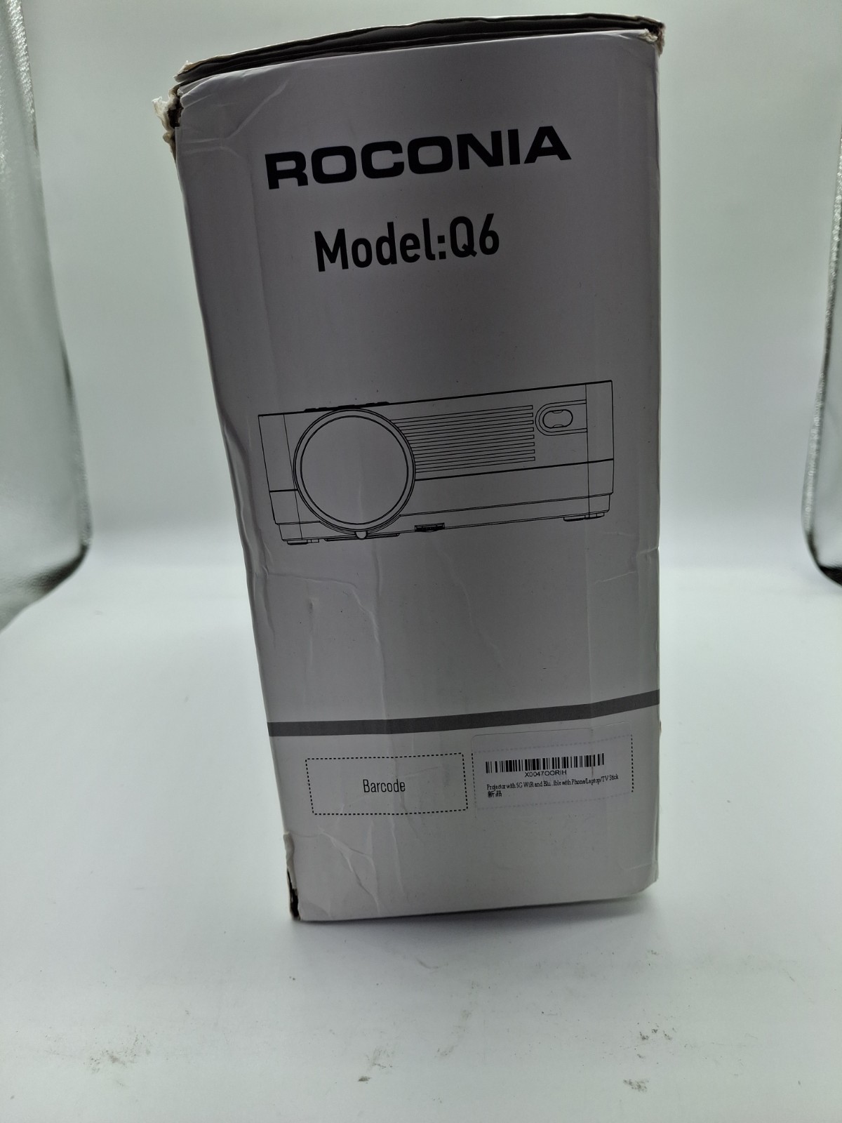 Roconia WIFI Q6 Bluetooth HD Projector New (B11)