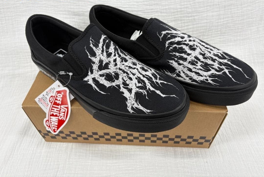 VANS × BABYMETAL Classic Slip-On Black/White Japan Exclusive NEW