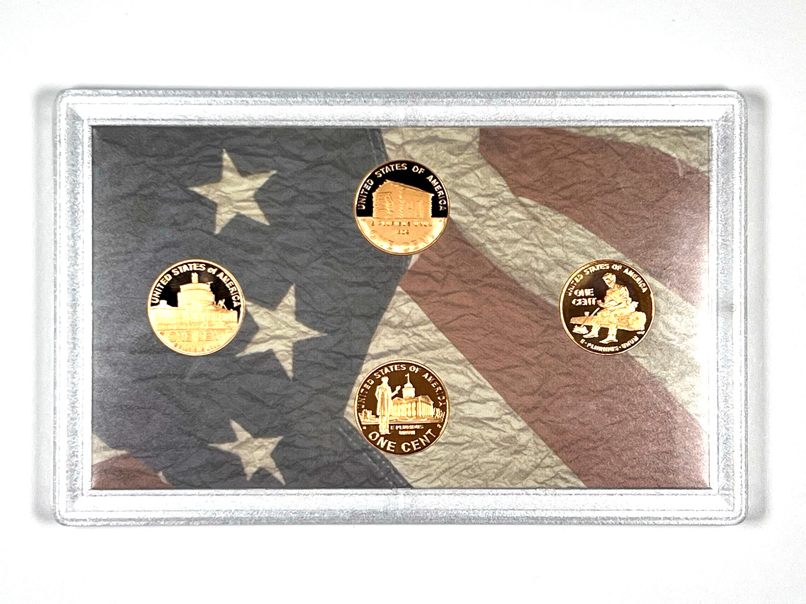 2009 S Lincoln Cent 1c US Mint 4 Proof Coins Bicentennial Set RD UNC