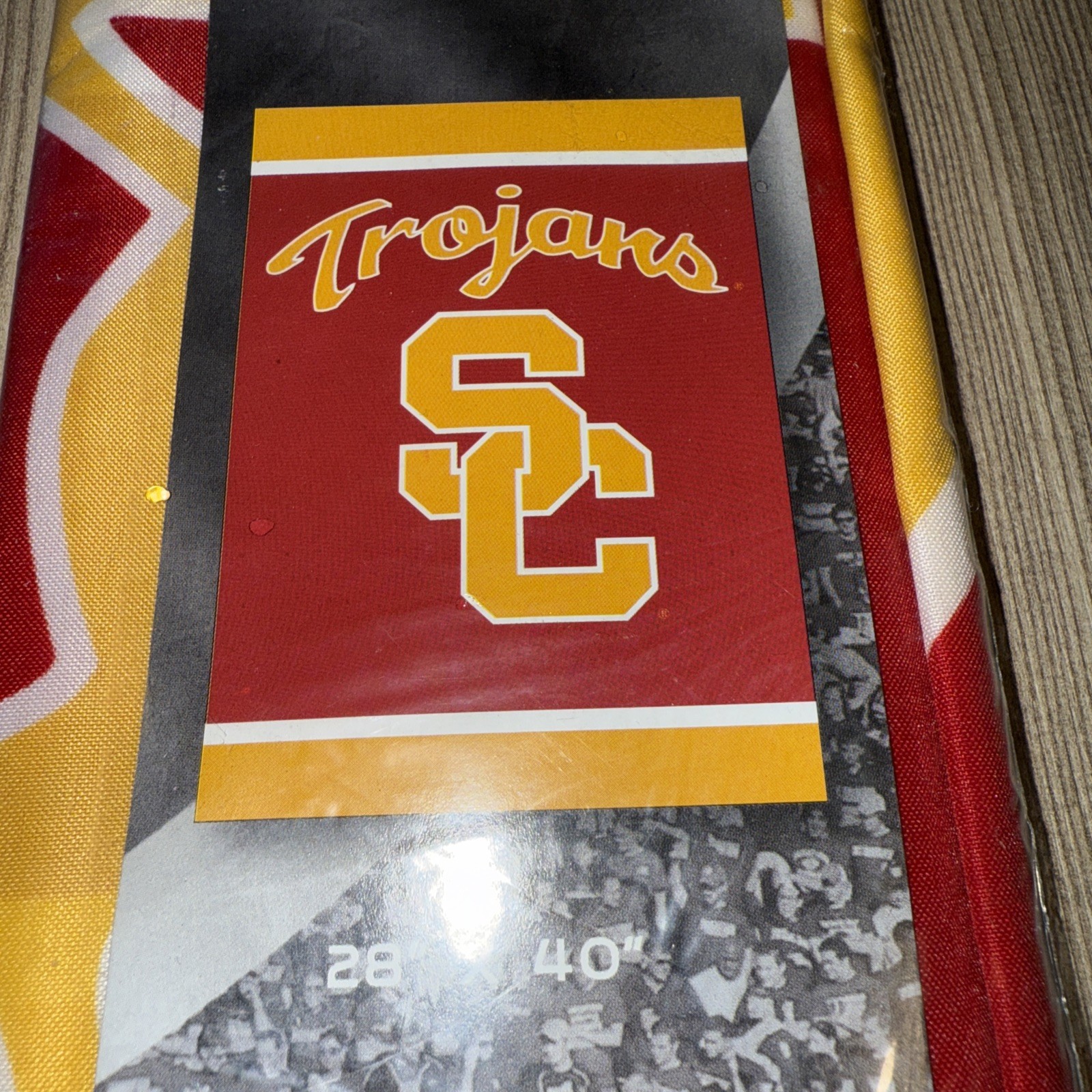 USC Trojans Flag Banner 28x40 NCAA Team Sports America Screen Print