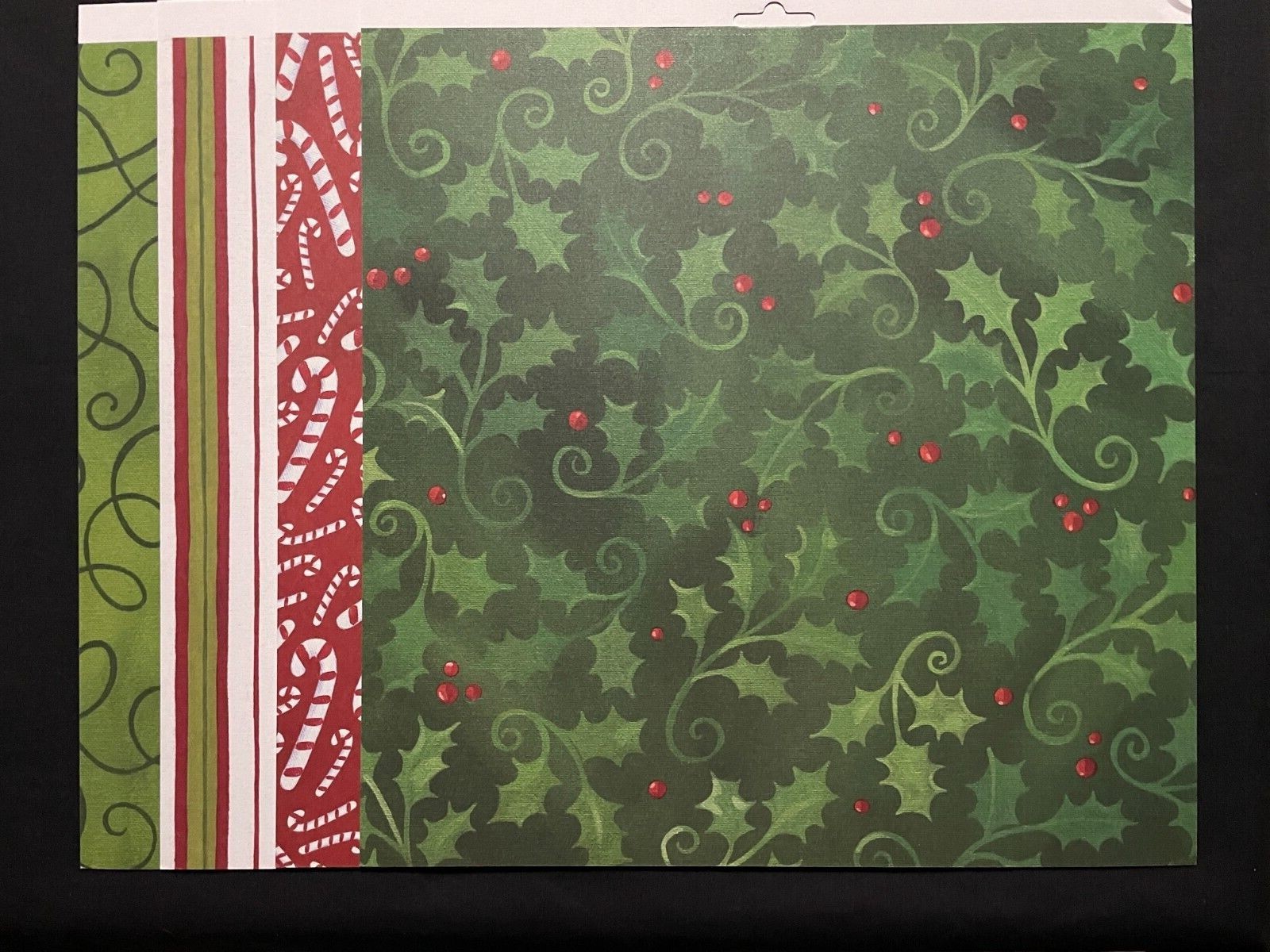 ASSORTED CHRISTMAS 12X12 DS HEAVY WEIGHT PAPERS (SAME ON BOTH SIDES)