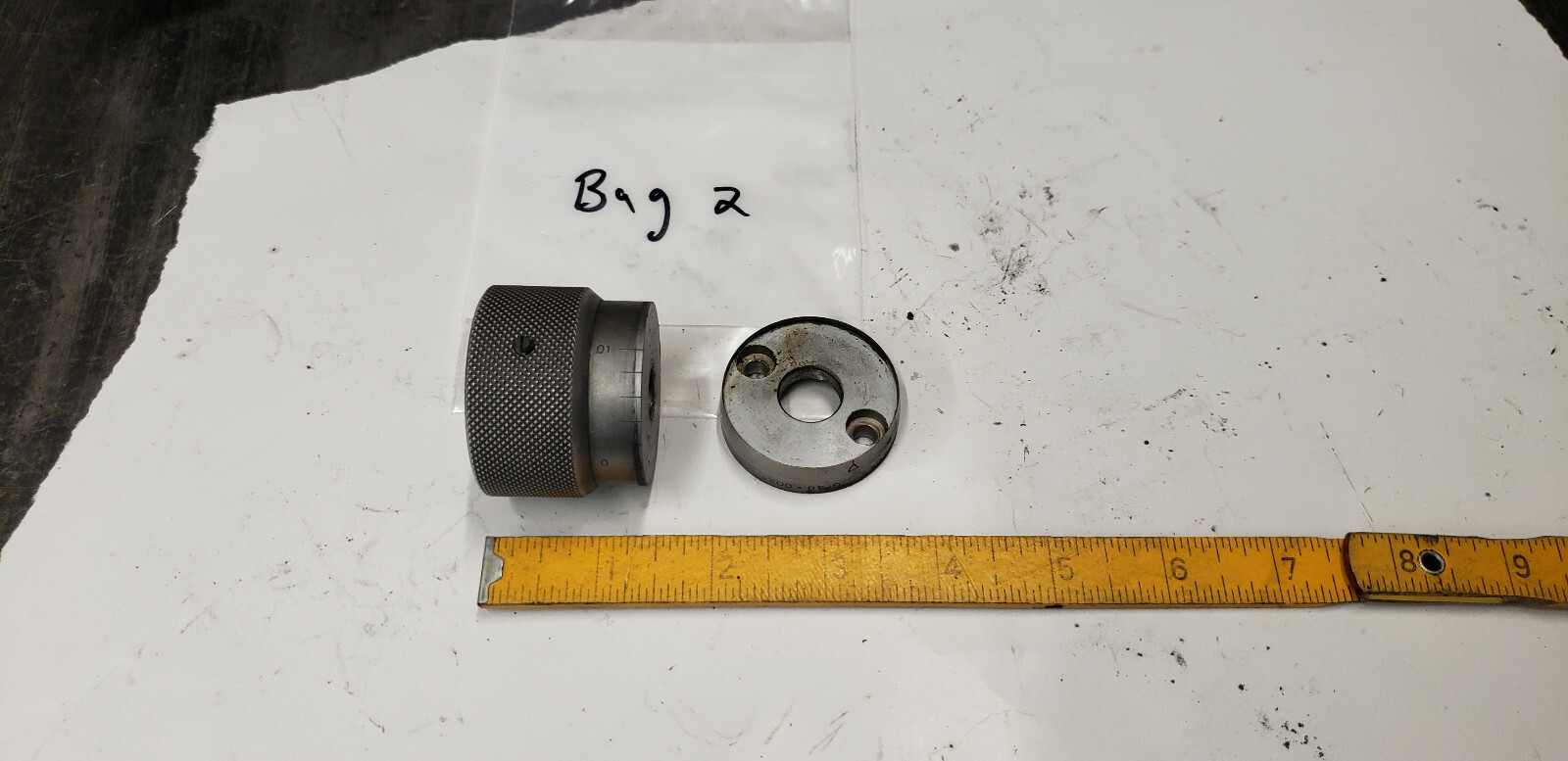 Deckel SOE KNURLED KNOB & SLEEVE PART, bag#2  Machine s/n-SOE/78-4115