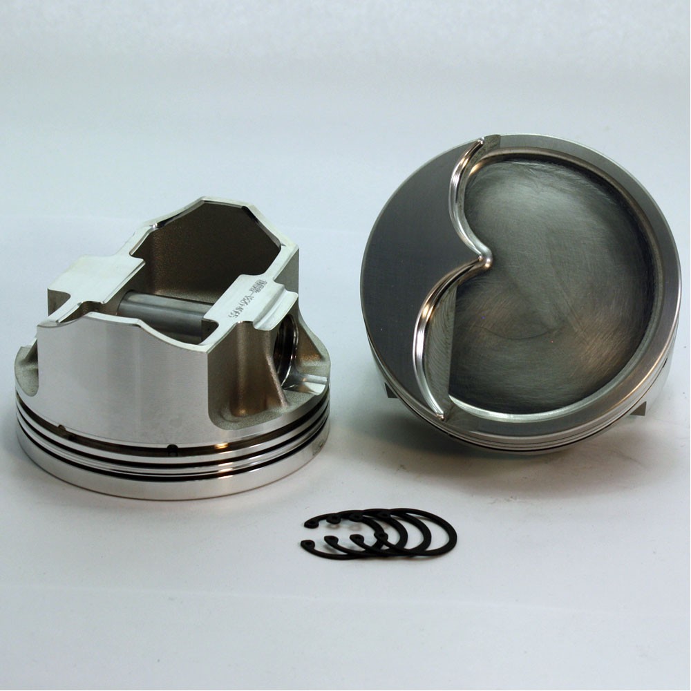 DSS Piston Set 1823-4065; SX-Series 4.065" Bore -15cc Dish for Chevy LS2
