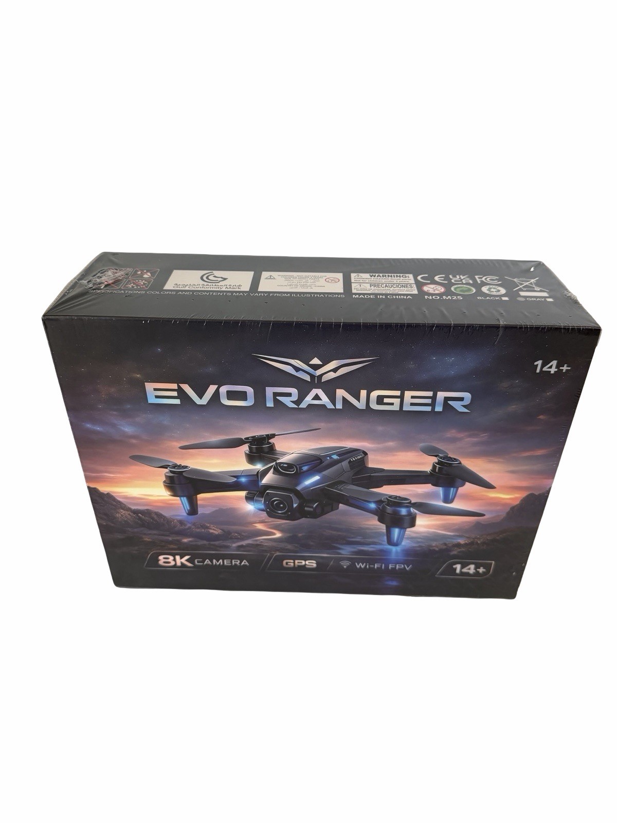 EVO RANGER Ready to Fly Drone 8K Camera GPS Wi‑Fi FPV Optical Flow NEW