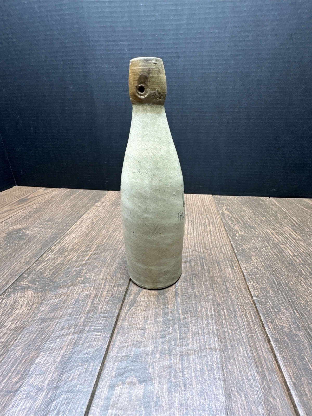 Vintage Glazed E.VEIL STONWARE BOTTLE